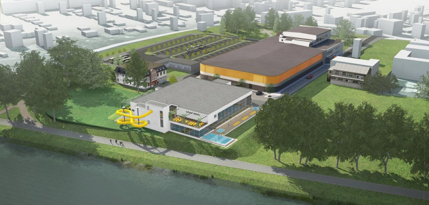 V Nymburku vzniká wellness areál Labe. Návštěvníkům nabídne tři bazény