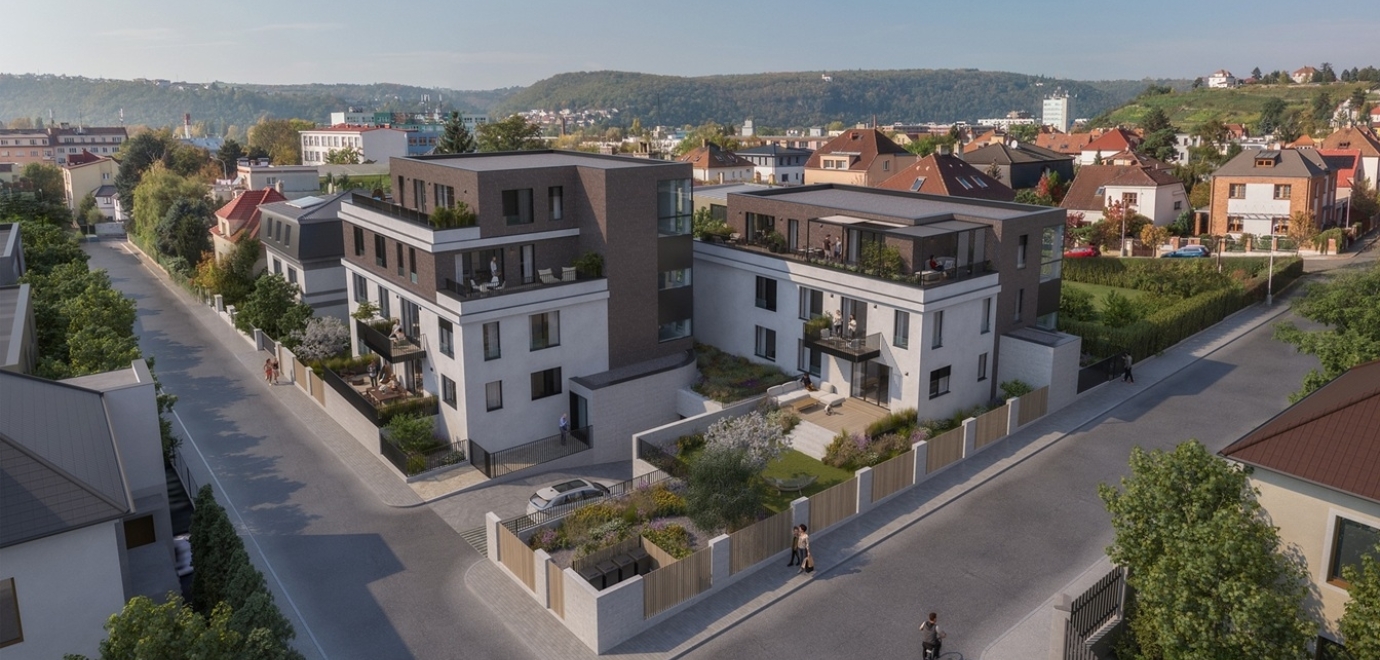 Představujeme rezidenční projekt Viladomy Voborského v pražských Modřanech